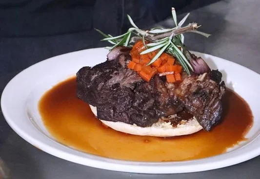 Braised beef cheek
