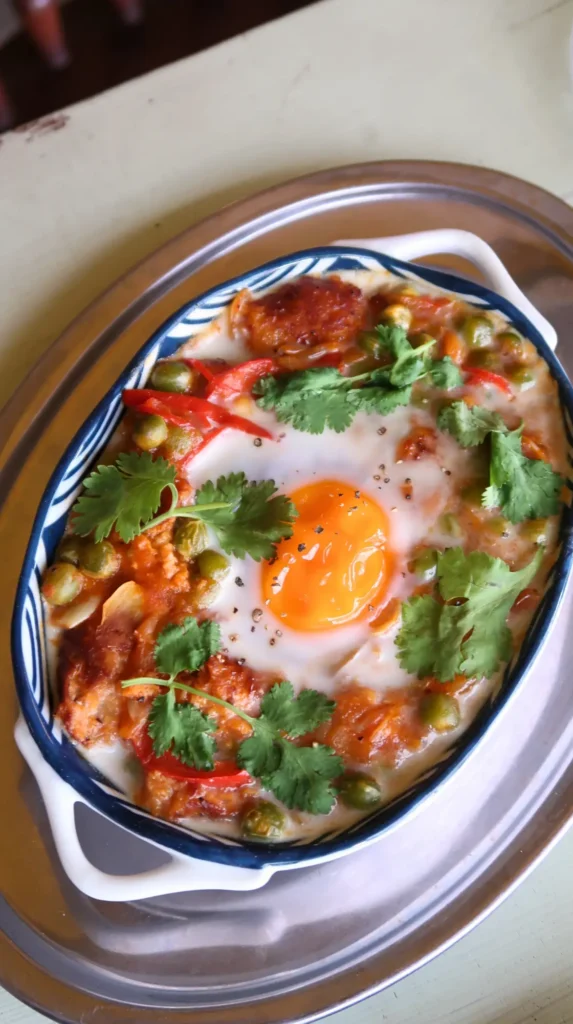 BAKED GREENPEA & EGG