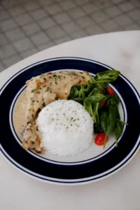 Perna Frango Fricassé