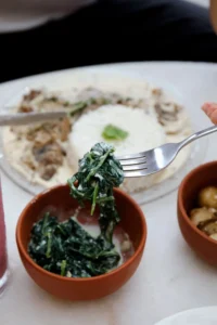 Garlic Spinach Mash