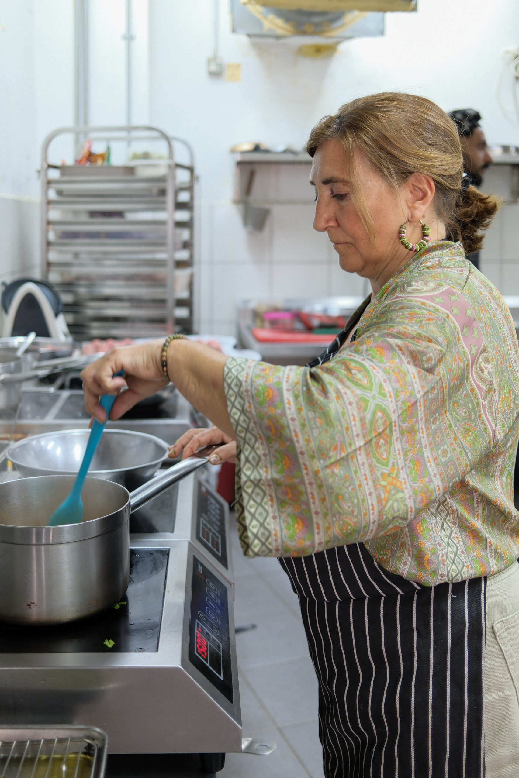 Bartolo chef at work in the kitchen — handmade Portuguese cuisine