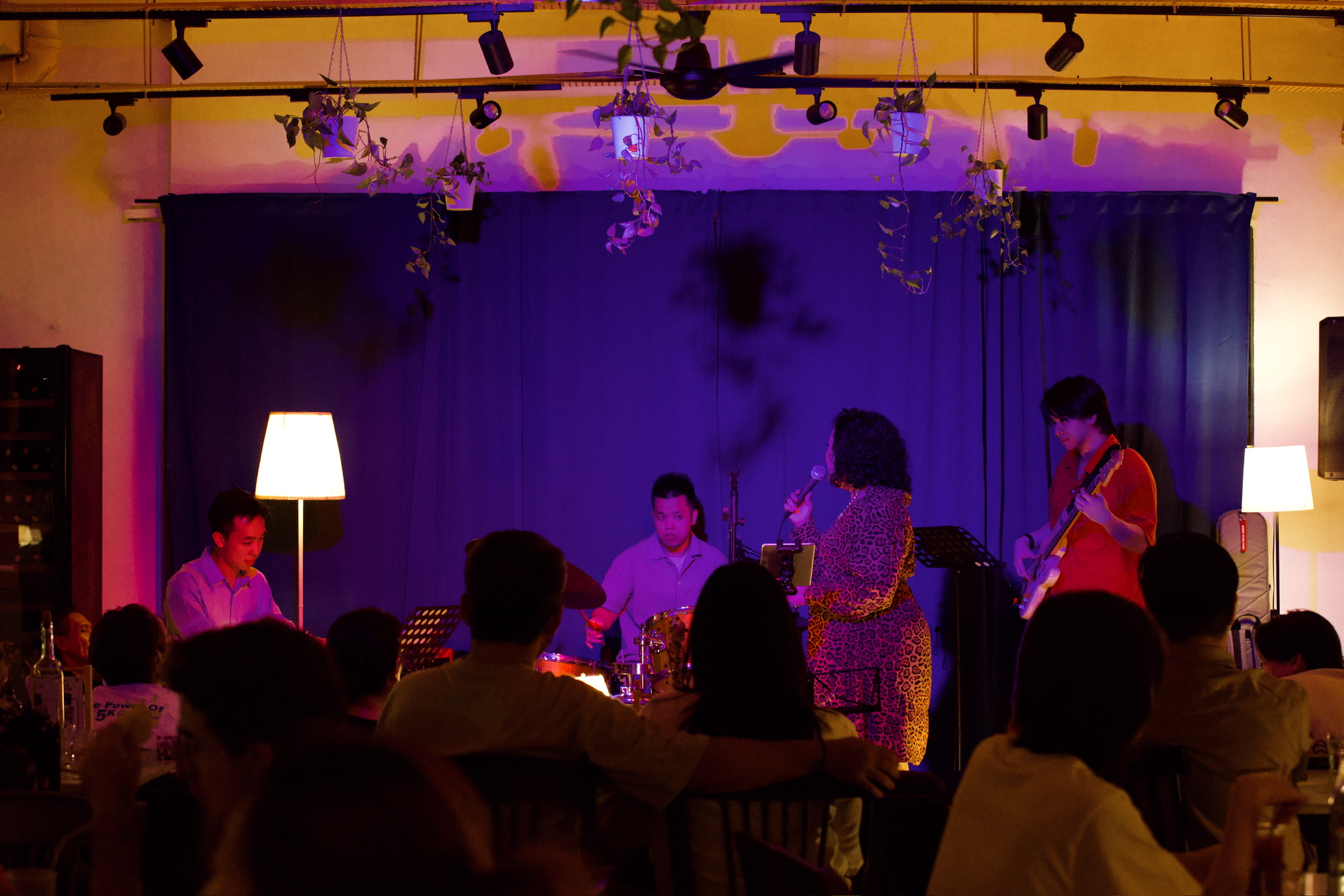 Poetry slam night