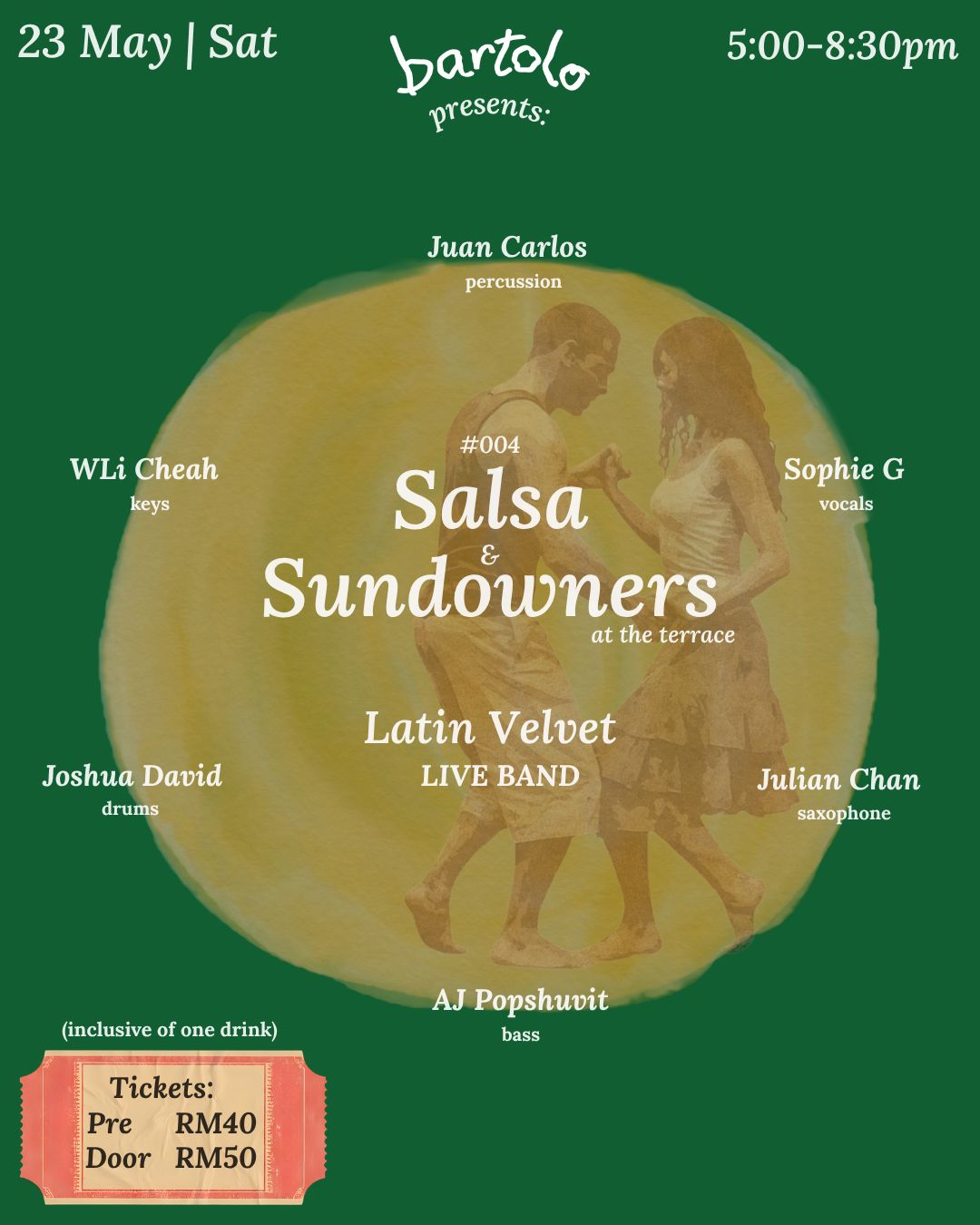 Salsa & Sundowners — dance night at Bartolo