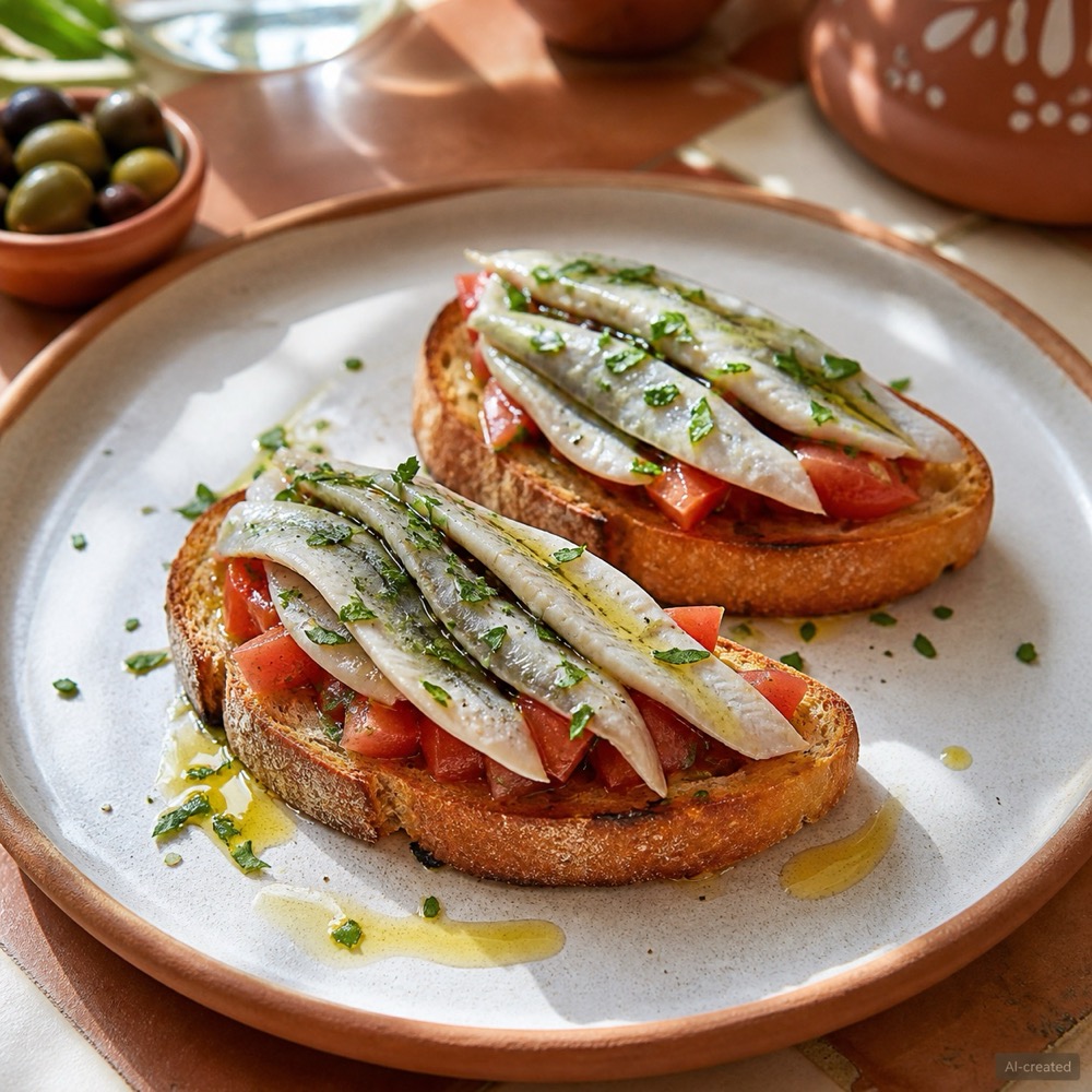 Boquerones Bruschetta