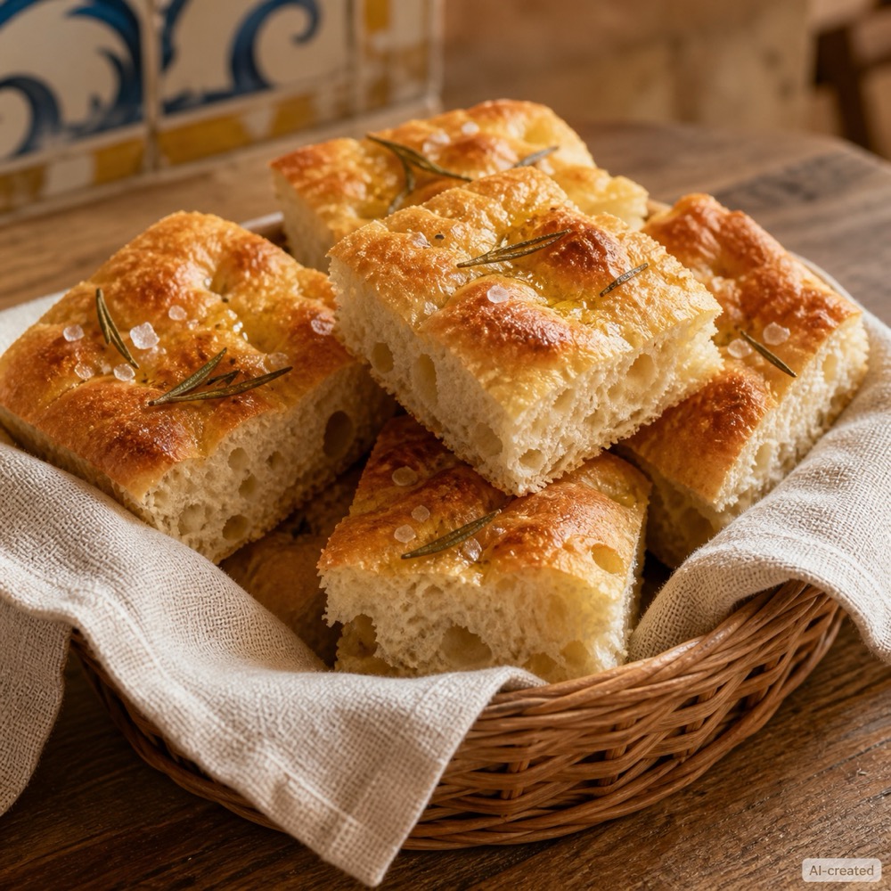 Foccacia Bread Basket