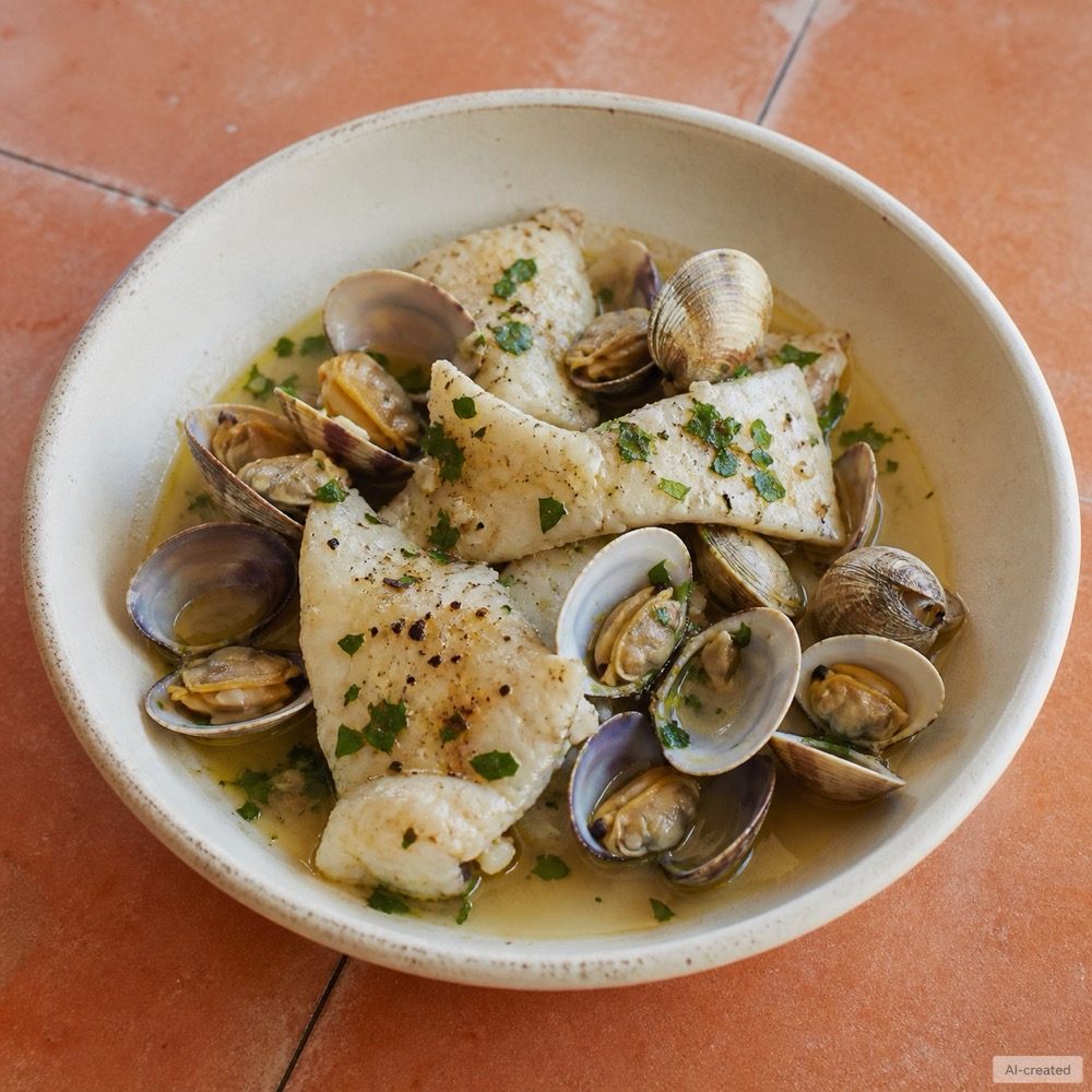 Stingray with Clams